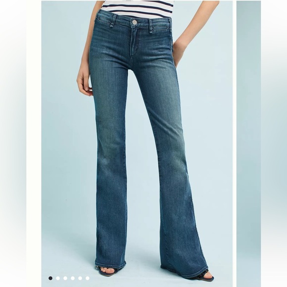 McGuire Denim Voyage High-Rise Flared Jeans Size 24 - Picture 1 of 7